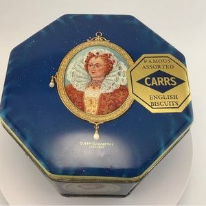Carrs Elizabeth I Tin Biscuit Famous Tudors